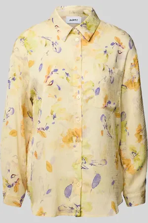 Moves Regular Fit Bluse mit Brusttasche Modell 