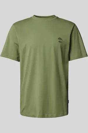 Blend T-Shirt mit geripptem Rundhalsausschnitt Modell 