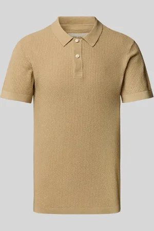 Blend Regular Fit Poloshirt mit gerippten Abschlüssen Modell 