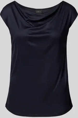 QS by s.Oliver Loose Fit Shirt aus reiner Viskose in , Größe 34