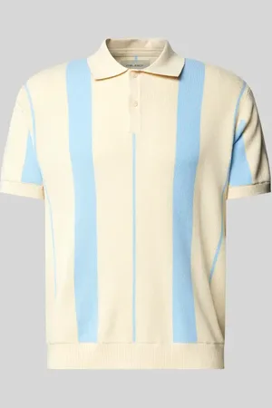 Blend Relaxed Fit Poloshirt mit gerippten Abschlüssen Modell 