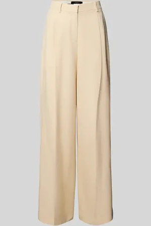 Max Mara Wide Leg Bundfaltenhose mit Bügelfalten Modell 