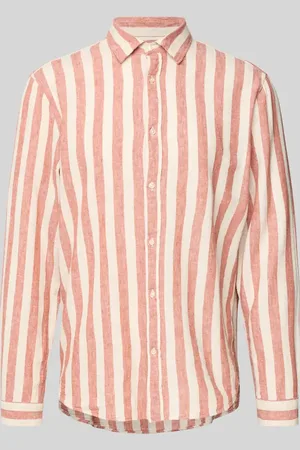 McNeal Tailored Fit Leinenhemd mit Kentkragen in , Größe L