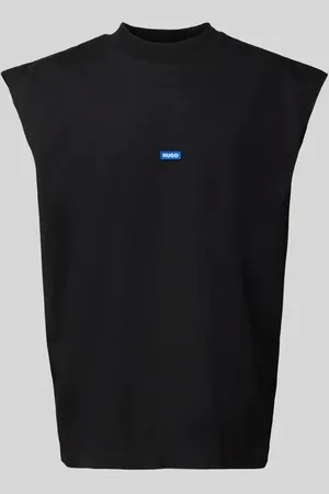 Hugo Blue Tanktop mit Label-Detail Modell 