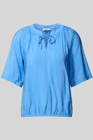 QS by s.Oliver Relaxed Fit Blusenshirt aus Viskose-Mix in , Größe 34