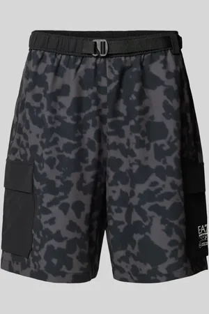EA7 Loose Fit Cargoshorts mit Label-Print Modell 