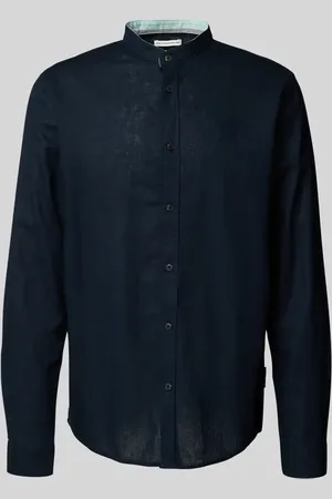 TOM TAILOR Regular Fit Freizeithemd aus Leinen-Baumwoll-Mix in , Größe L