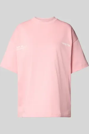 Another Cotton Lab Oversized T-Shirt mit Motiv- und Label-Print Modell 