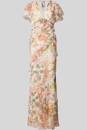 Lipsy London Abendkleid mit Volants in , Größe 34
