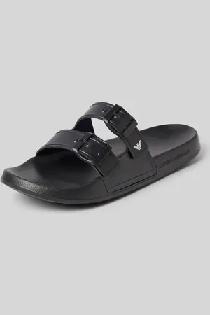 Emporio Armani Slides mit Dornschließen Modell 