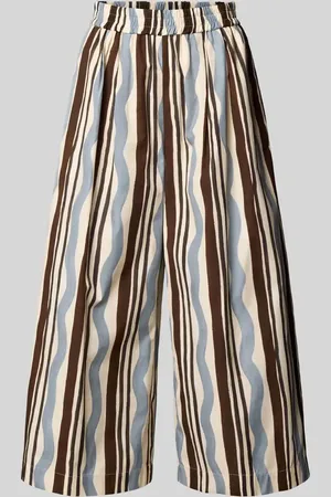 Max Mara Wide Leg Stoffhose mit gelegten Falten Modell 