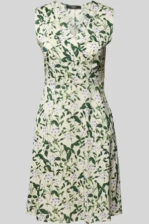 Max Mara Knielanges Kleid in Wickel-Optik Modell 