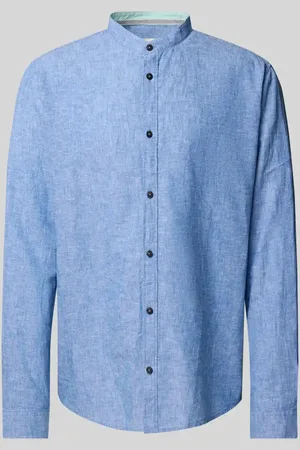 TOM TAILOR Regular Fit Freizeithemd aus Leinen-Baumwoll-Mix in , Größe L