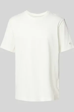 Champion T-Shirt mit Label-Stitching in , Größe L