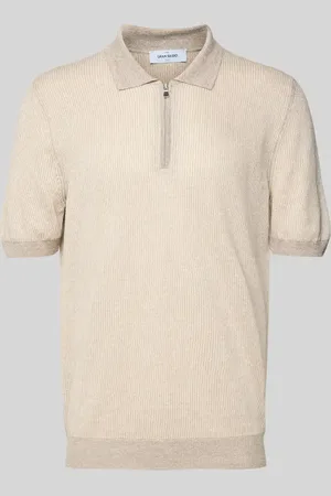 Gran Sasso Regular Fit Poloshirt mit Reißverschluss in , Größe 48
