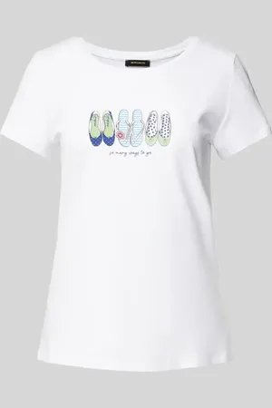 More & More T-Shirt mit Motiv-Print in , Größe 34