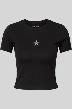 Guess T-Shirt mit Label-Stitching in , Größe L