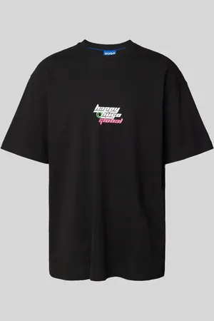 Hugo Blue T-Shirt mit Label-Print Modell 