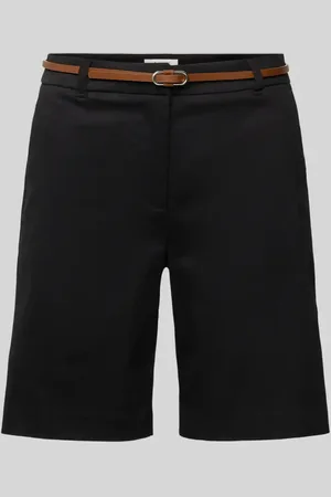 B YOUNG Regular Fit Bermudas mit Gürtel Modell 