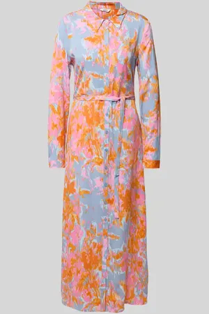 mbyM Hemdblusenkleid mit Bindegürtel Modell 