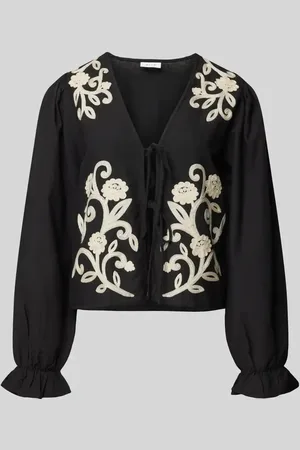 VILA Regular Fit Bluse mit Schnürung Modell 