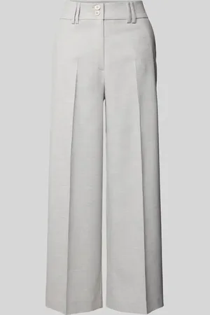 More & More Straight Leg Stoffhose mit Bügelfalten in , Größe 34