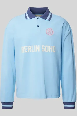 Prohibited Regular Fit Poloshirt mit Label-Print in , Größe L
