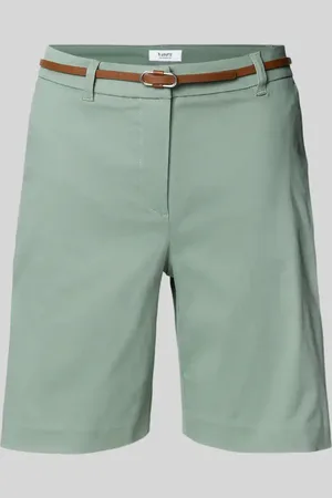 B YOUNG Regular Fit Bermudas mit Gürtel Modell 