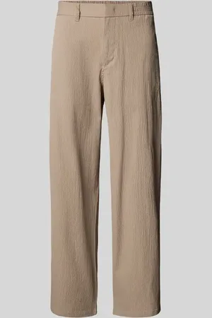 Armani Exchange Straight Leg Hose mit Strukturmuster in , Größe 31