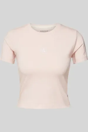 Guess T-Shirt mit Label-Stitching in , Größe L