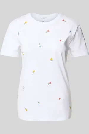 Jake*s T-Shirt mit Motiv-Stitching in , Größe L