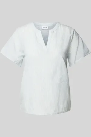 VILA Regular Fit Blusenshirt mit Tunikakragen Modell 