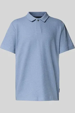 TOM TAILOR Regular Fit Ripp Poloshirt mit Stretch-Anteil in , Größe L
