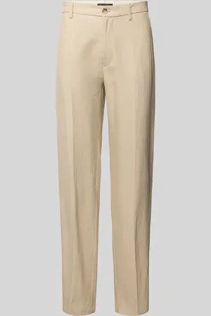 Marc O’ Polo Regular Fit Hose aus Leinen-Viskose-Mix Modell 