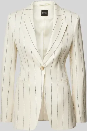 HUGO BOSS Leinenblazer mit Reverskragen Modell 