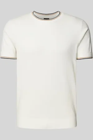 Bugatti T-Shirt mit Label-Detail in , Größe L