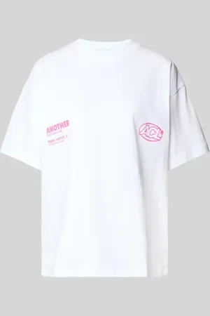 Another Cotton Lab Oversized T-Shirt mit Label-Print Modell 