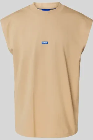 Hugo Blue Tanktop mit Label-Detail Modell 