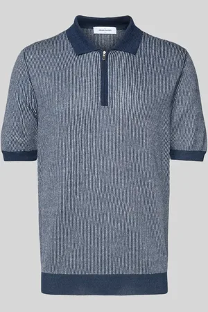 Gran Sasso Regular Fit Poloshirt mit Reißverschluss in , Größe 48