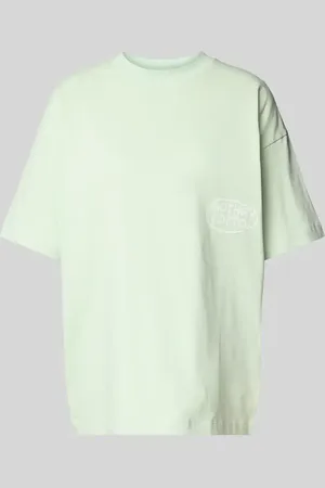 Another Cotton Lab Oversized T-Shirt mit Label-Print Modell 
