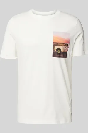 QS by s.Oliver Regular Fit T-Shirt aus reiner Baumwolle in , Größe L