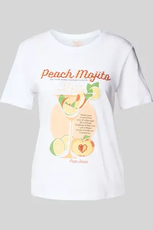 Pepe Jeans T-Shirt mit Motiv- und Statement-Print Modell 