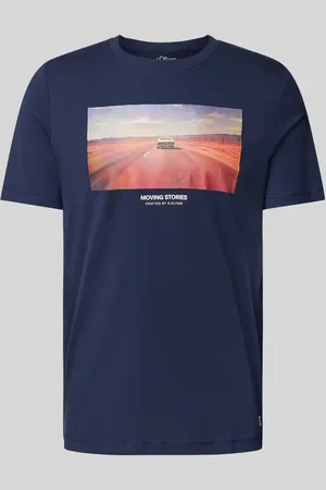 QS by s.Oliver Regular Fit T-Shirt aus reiner Baumwolle in , Größe L