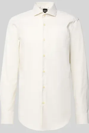 HUGO BOSS Slim Fit Business-Hemd mit Haifischkragen Modell 