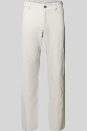 TOM TAILOR Slim Fit Leinenhose mit Baumwollanteil in , Größe L