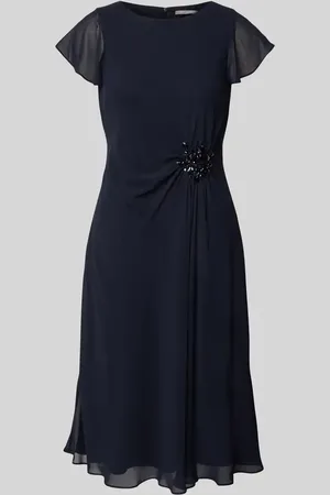 Christian Berg Cocktailkleid mit Ziersteinbesatz in , Größe 34