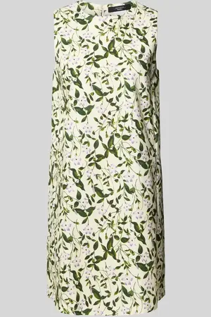 Max Mara Knielanges Kleid mit Rundhalsausschnitt Modell 