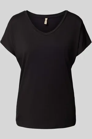 soyaconcept T-Shirt mit Label-Detail Modell 