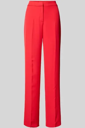 Review High Waist Stoffhose mit Bügelfalten in , Größe L