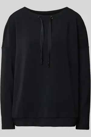 Street one Oversized Longsleeve mit gerippten Abschlüssen in , Größe 36